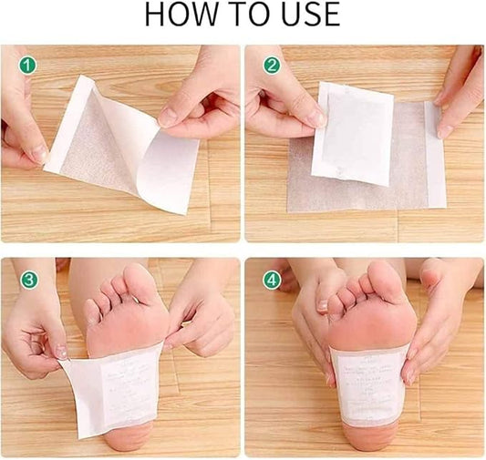 Step-by-step guide on how to use foot detox patches