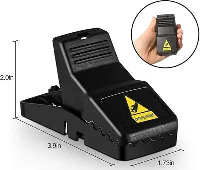 Heavy Duty Plastic Mouse Trap (Pack of 2) | Reusable & High-Sensitivity Smart Rat Catcher for Indoor & Outdoor