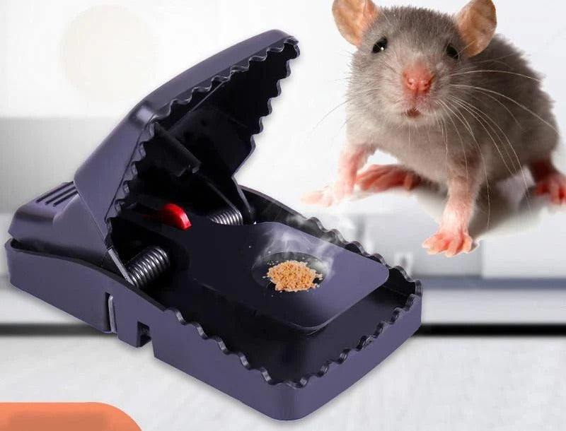 Heavy Duty Plastic Mouse Trap (Pack of 2) | Reusable & High-Sensitivity Smart Rat Catcher for Indoor & Outdoor