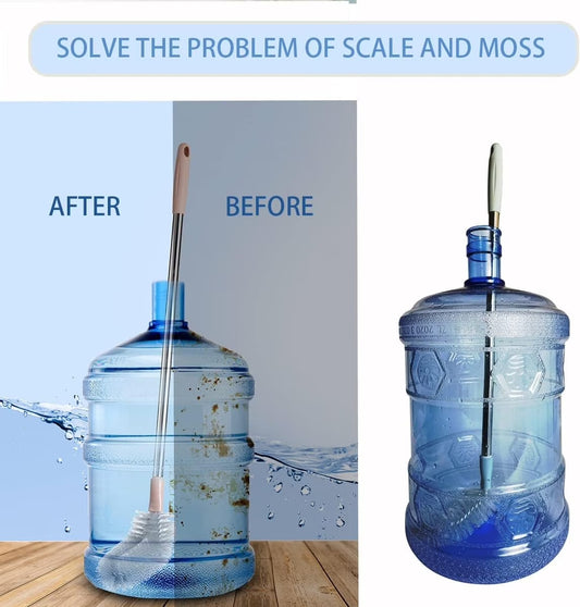 19 Litre Water Bottle Cleaning Brush with Stainless Steel Rod