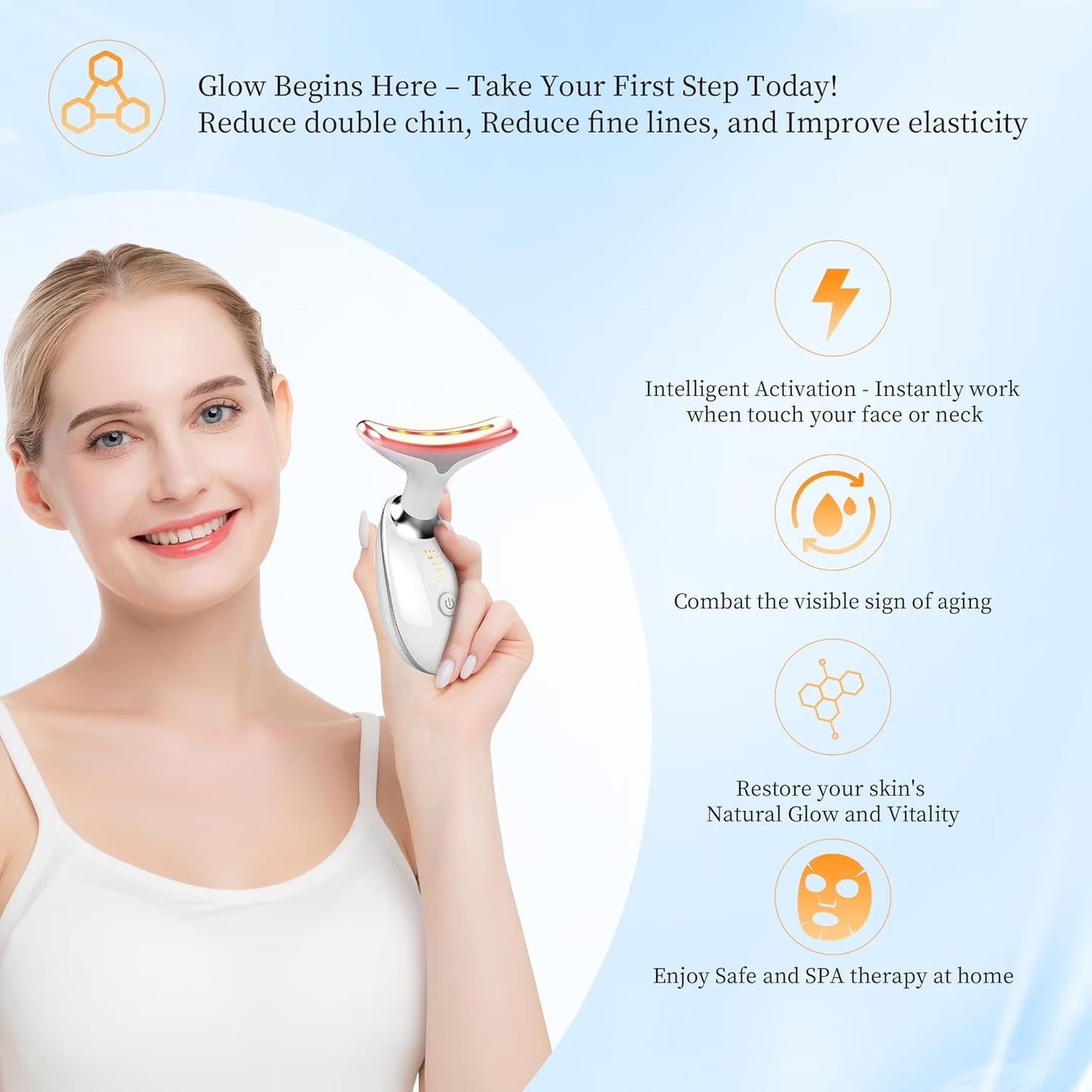 3-in-1 EMS Electric Face Massager – Anti-Wrinkle & Skin Tightening Device